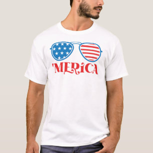 T-shirt 'Merica - 4 juillet Design-32042