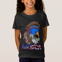 Merica Eagle Mullet Drapeau Américain États-Unis H