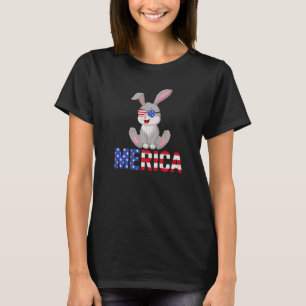 T-shirt Merica Usa Drapeau Chihuahua Chien Sunglass Patrio
