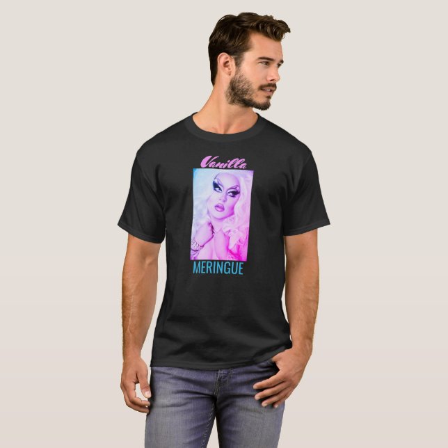 T-shirt Meringue de vanille - chemise au néon (Devant entier)