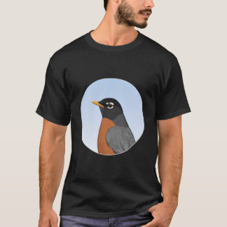 T-shirt Merle d'Amérique Ornithologue de la faune de jardi