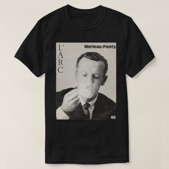 T-shirt Merleau Ponty philosophe français phen du XXe sièc (Design devant)