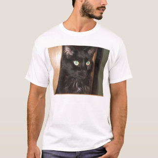 T-shirt MERLIN le chat noir