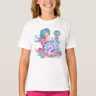 T-shirt Mermaid 2e anniversaire Modifier Modifier le texte