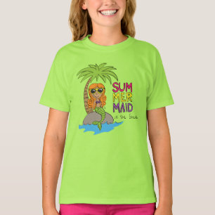 T-shirt Mermaid Cute Kids