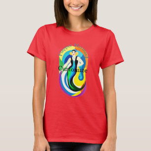 T-shirt Mermaid Flapper Colorée Thunder_Cove