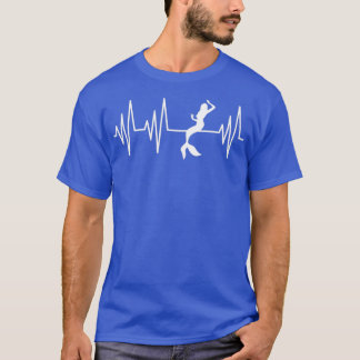 T-shirt Mermaid Girl Heartbeat Love Mermaid Girls lovers G