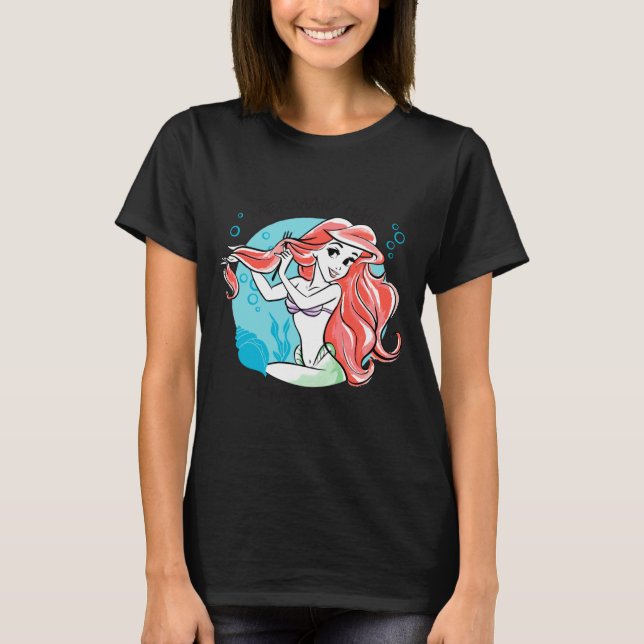 T-shirt Mermaid Hair Dont Care  (Devant)