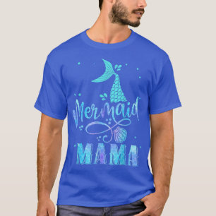 T-shirt Mermaid Mama Drôle Femmes Famille Correspondance S