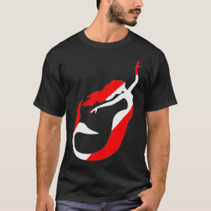 T-shirt Mermaid Scuba Diving Flag  Scuba Diving Flag 