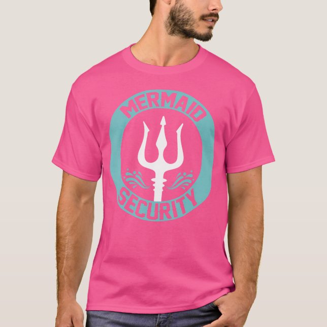T-shirt Mermaid Sécurité Nager Merman Merdad Nager (Devant)