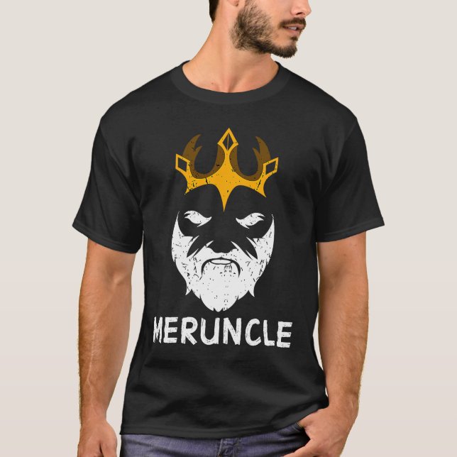 T-shirt Mermaid Security Natation Merman Maimaid Uncle Mer (Devant)