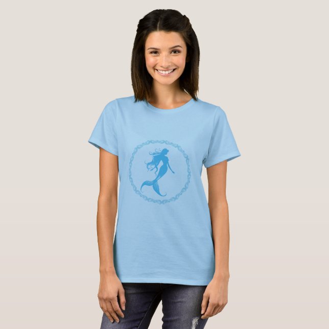 T-shirt Mermaid Silhouette (Devant entier)