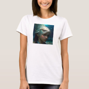 T-shirt 'Mermaid Warrior' par Juan Cabana 2024 NOUVEAU