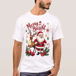 T-shirt Merry and Bright Christmas Magic