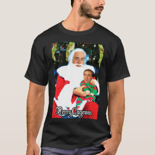 T-shirt Merry Cagemas Santa Knee Nicolas Cage Christmas