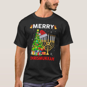 T-shirt Merry Chrismukkah 2021 Happy Hanukkah Christmas Sa