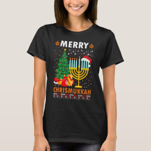 T-shirt Merry Chrismukkah 2022 Happy Hanoukka Christmas Sa