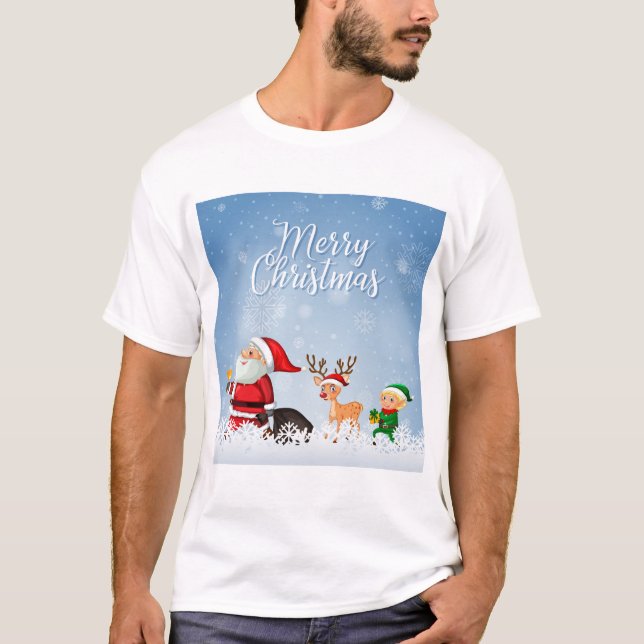 T-shirt Merry Christmas (Devant)