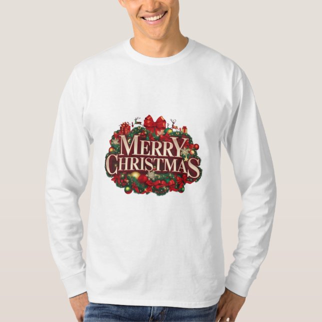 T-shirt Merry Christmas (Devant)