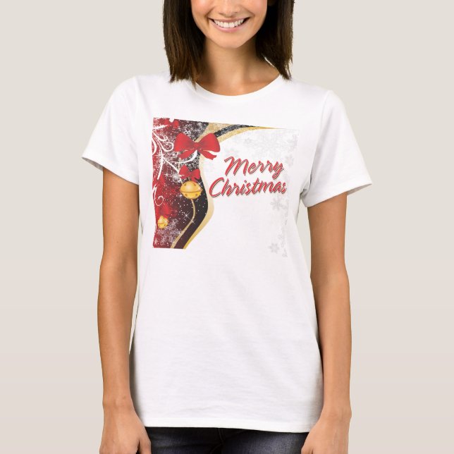 T-shirt Merry Christmas 5A Chemise (Devant)