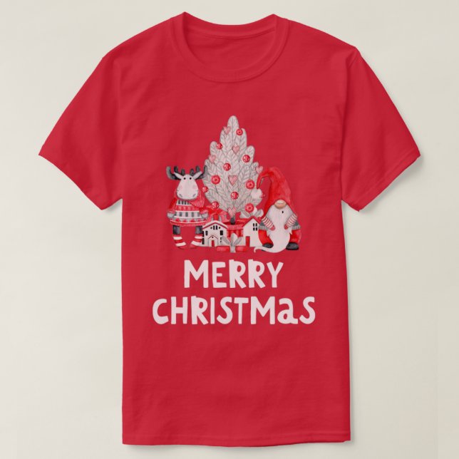 T-shirt Merry Christmas Funny Christmas Shirt32 (Design devant)