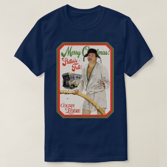 T-shirt Merry Christmas Shitters Full (Design devant)