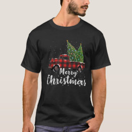 T-shirt Merry Christmas Truck Car Christmas Tree Don