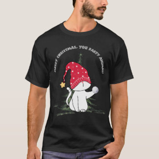T-shirt Merry Christmas, You Party Animal !