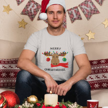 Merry Christmoose Funny Noël