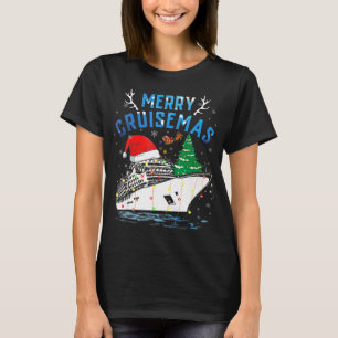 T-shirt Merry Cruisemas Famille Croisière Noël 2022 Drôle