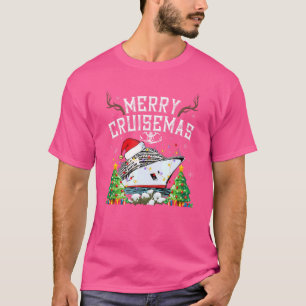 T-shirt Merry Cruisemas Famille Croisière Noël Funny Sant