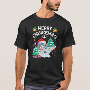 T-shirt Merry Cruisemas Funny Cruise Ship Famille Noël