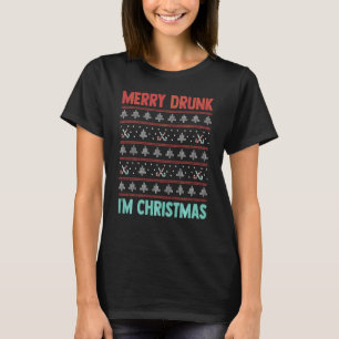 T-shirt Merry Drung Je M Noël laide Sweater