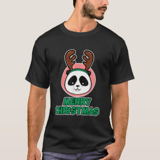 T-shirt Merry For Panda Fans Panda