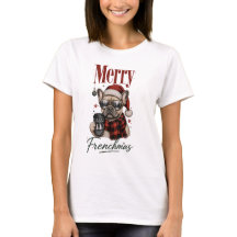 T-Shirt Merry Frenchmas Bouledogue Français 