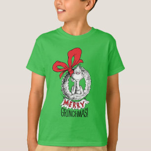 T-shirt Merry Grinchmas Wreath