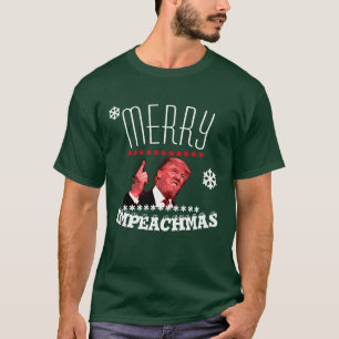 T-shirt Merry Impeachmas Loser Trump chemise 4