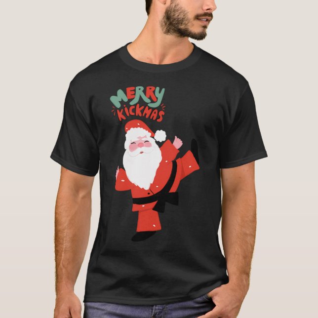 T-shirt Merry Kickmas (Devant)