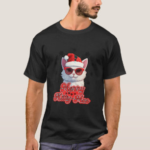 T-shirt Merry Kittymas Chat Santa Claus Kitten Amateurs Ch