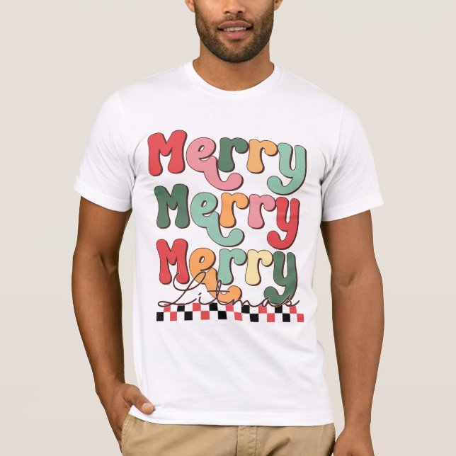 T-shirt Merry Litmas (Devant)