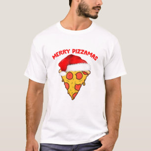 T-shirt Merry Pizzamas Pizza Pajamas Christmas Gifts