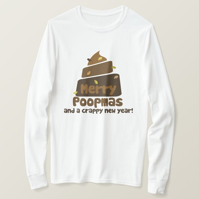 T-shirt Merry Poopmas (Design devant)
