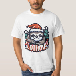 T-shirt MERRY SLOTHMAS gift
