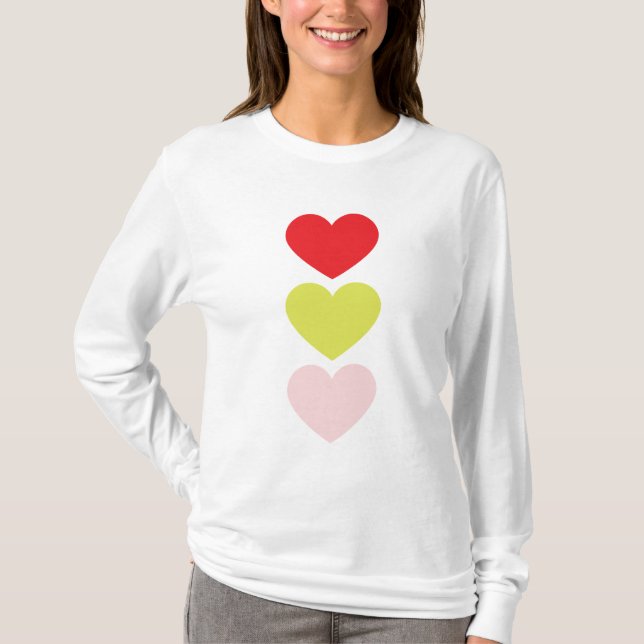 T-shirt MERRY + voeux MODERNES lumineux | vacances de Noël (Devant)