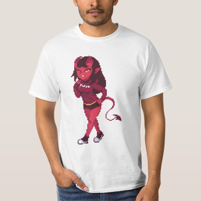 T-shirt Meru le succubus anime (Devant)