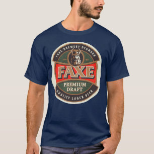 T-shirt merveille à bière haute qualité fax