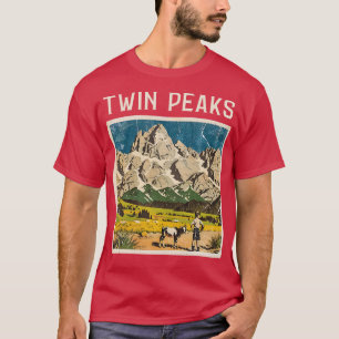 T-shirt Merveilles dans Twin Peaks Mountain Randonnées TSh