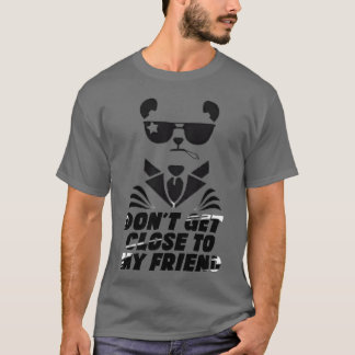T-shirt Merveilleux chien avec Dont approchez mon ami gir