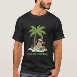 T-shirt Merveilleux hiver tropical Noël drôle